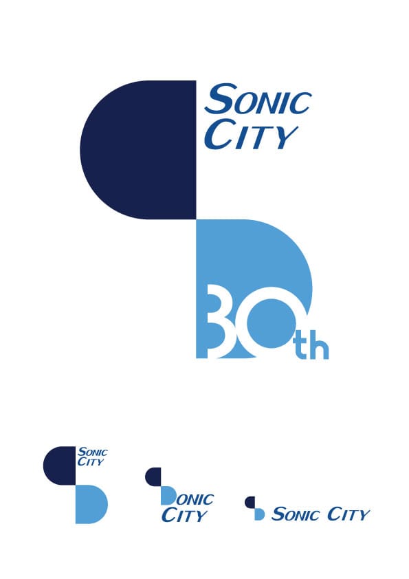 ソニックシティ30周年ロゴ